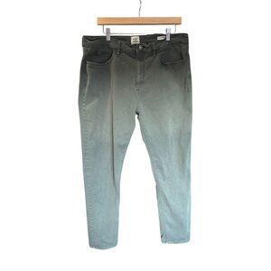 FLINT AND TINDER 365 5-Pocket Tapered Fit Pants Jeans Sage Green‎ 36x32